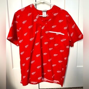 Detroit Red Wings scrubs - new